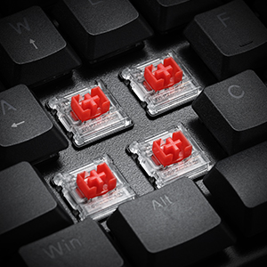 Redragon K614 Anivia 60% Ultra Thin Mechanical RGB Linear Red Switches w/ Double-Shot Keycaps